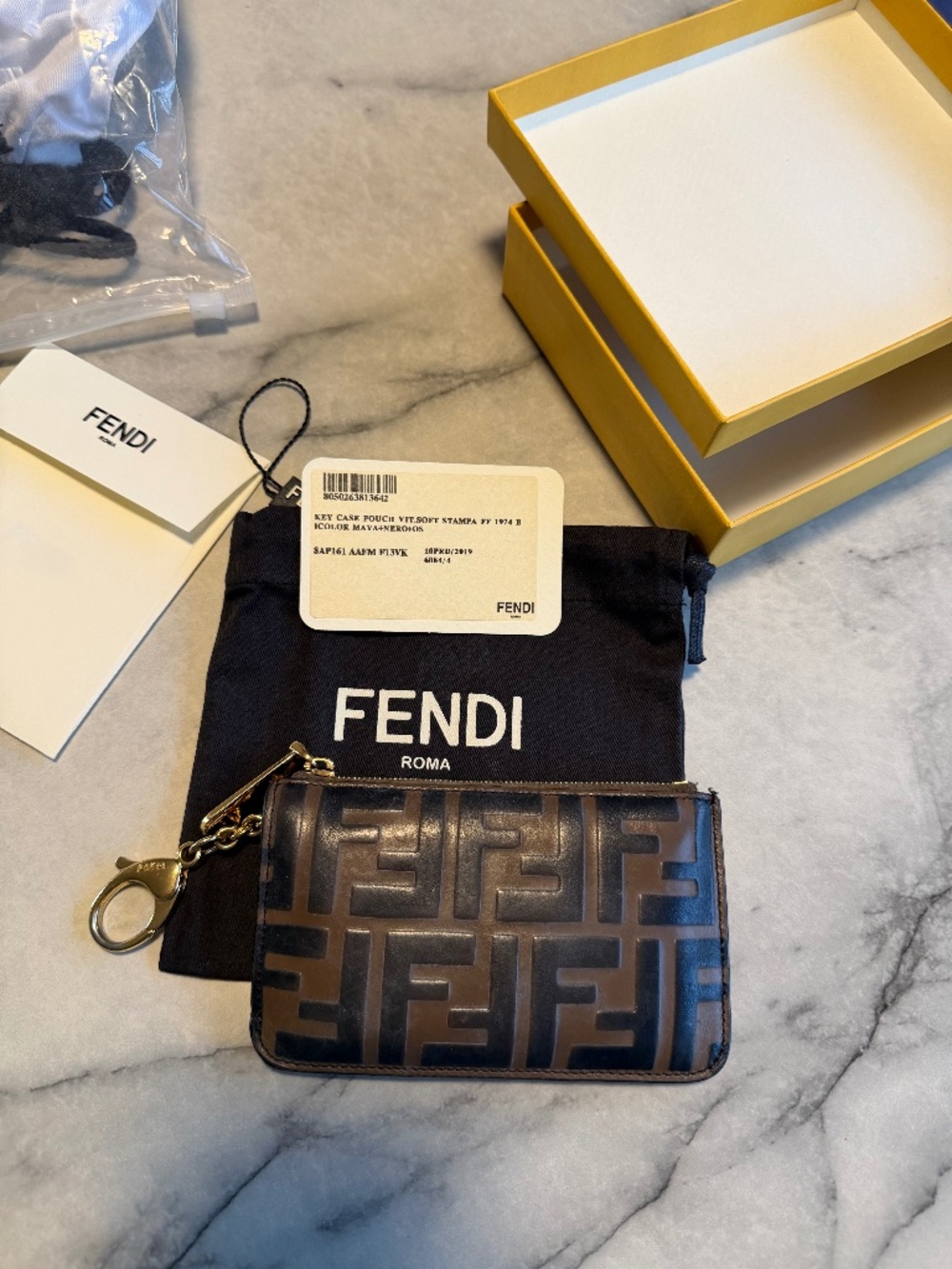 Fendi Key Ring Pouch Wallet, Used